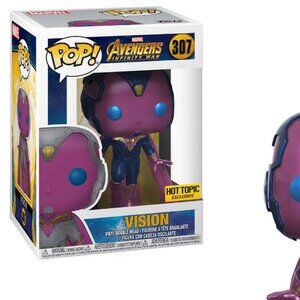 Funko Pop! - Marvel Avengers Infinity War - Vision 307, Hot Topic Exclusive